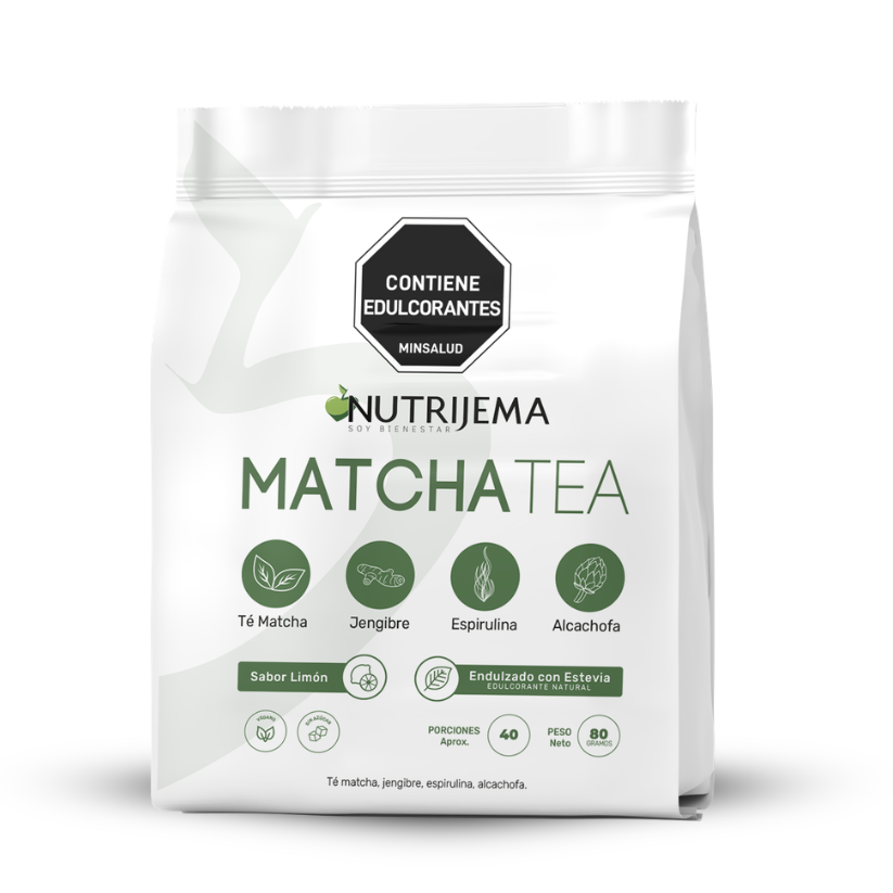 Matcha con alcachofa y espirulina