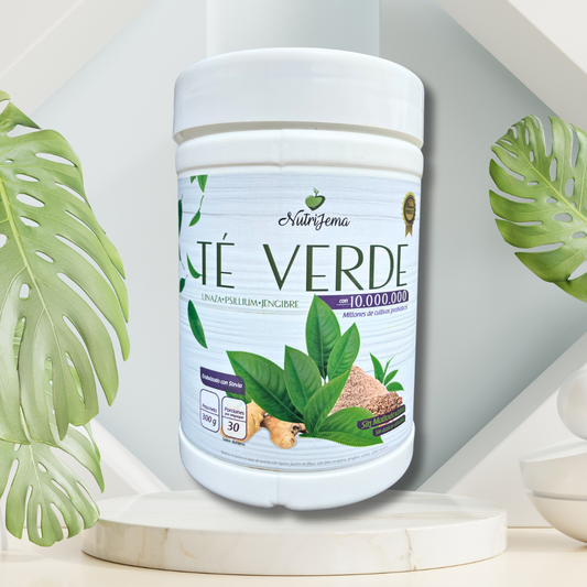 Té Verde Premium con Probióticos y Fibra