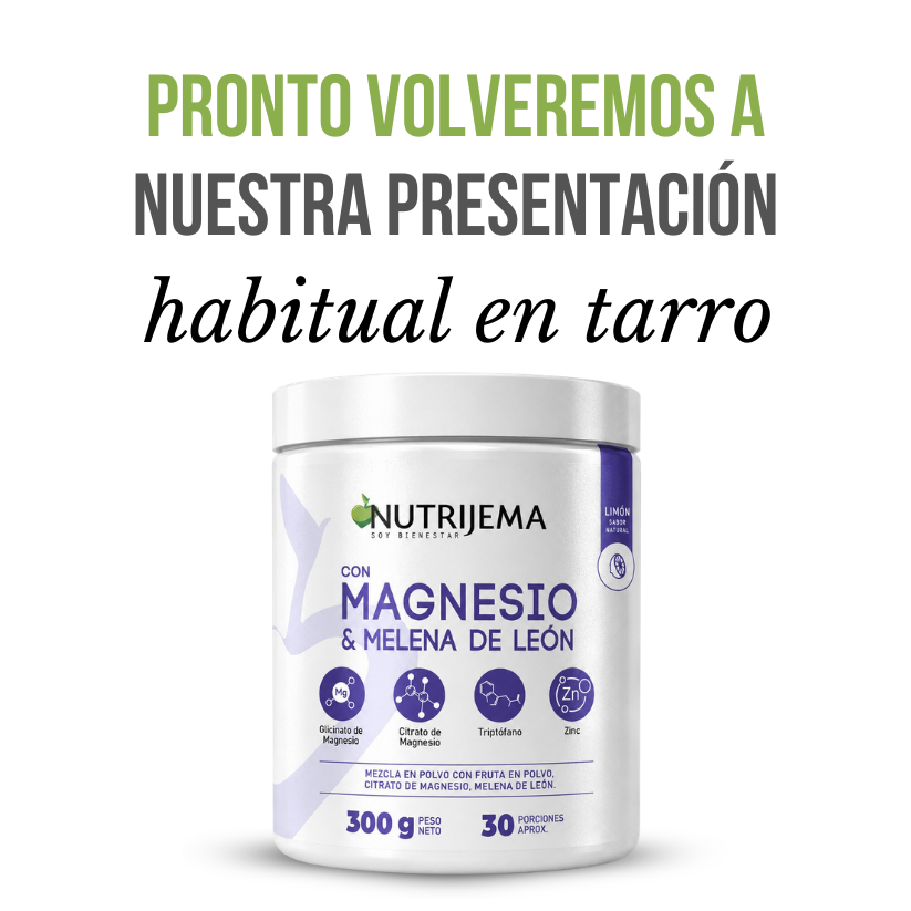 Magnesio con Melena de León y Triptófano