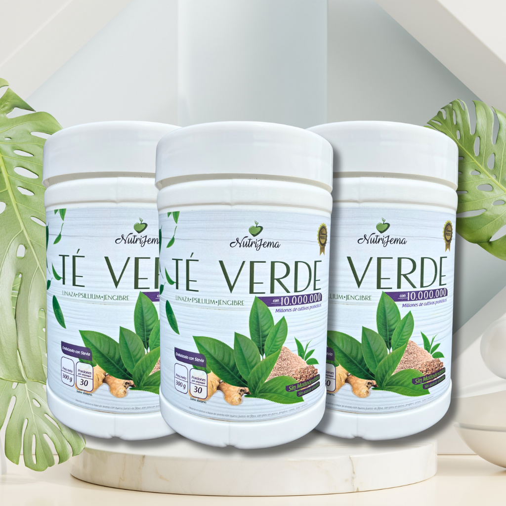 Té Verde Premium con Probióticos y Fibra