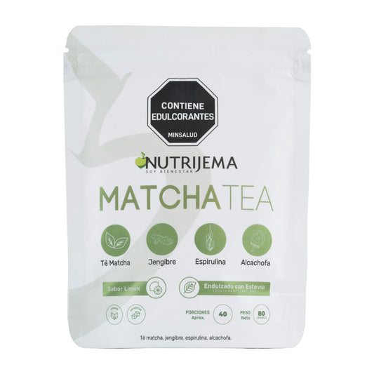 Matcha con alcachofa y espirulina