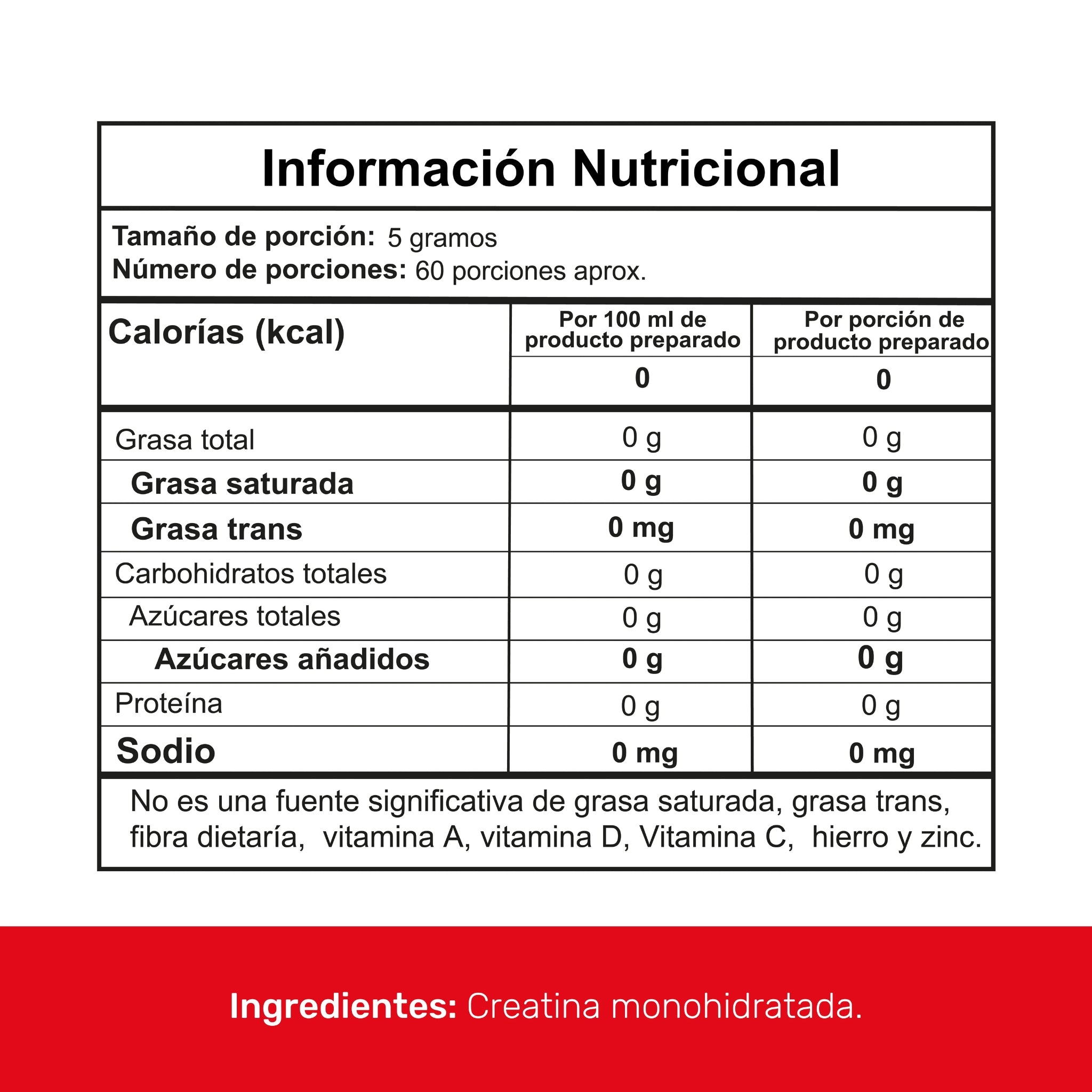 Creatina Monohidratada