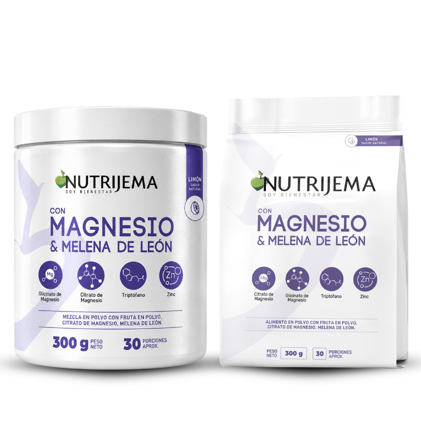 Magnesio con Melena de León y Triptófano