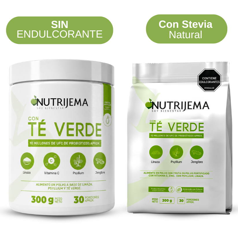 Té Verde, Probióticos y Fibra