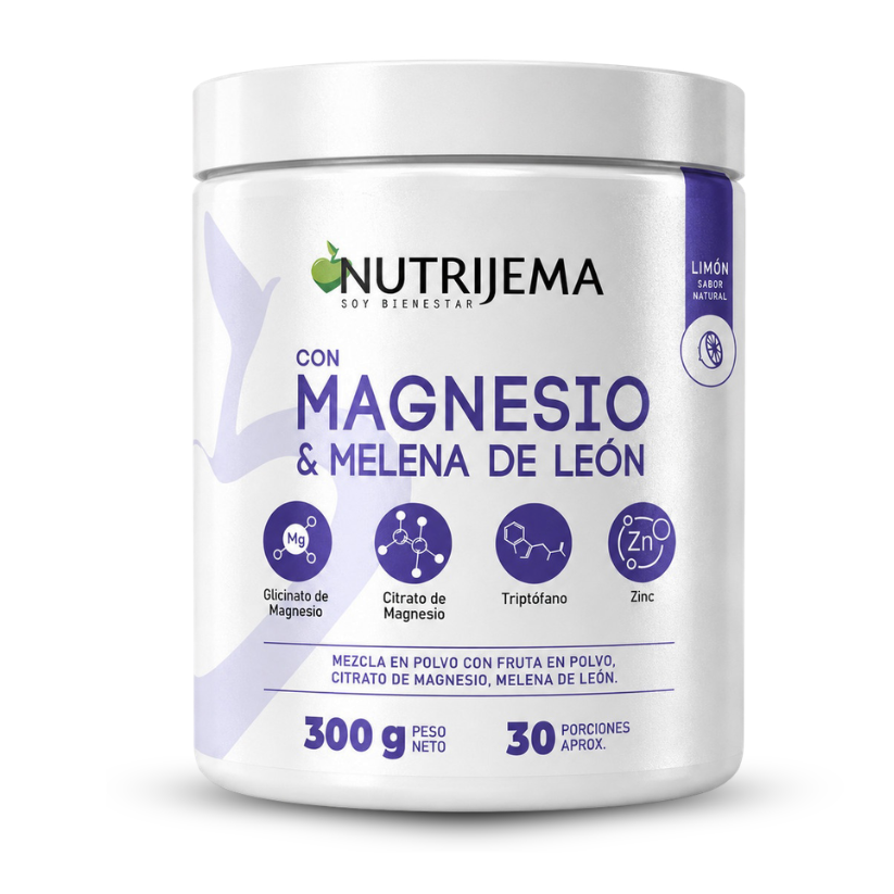 Magnesio con Melena de León y Triptófano