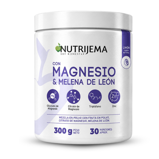Magnesio con Melena de León y Triptófano